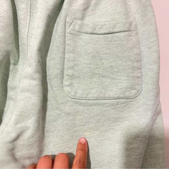 Champion Reverse Weave Sweatpants Tapered Joggers Green Size S - Picture 5 of 9